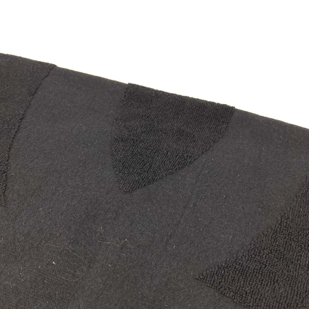 CHANEL 19C CC Coco Mark Logo Beach Towel Bath Towel Interior Lap Blanket Blanket Towel Cotton Unisex Black