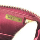 CHANEL CC Coco Mark Logo Matelasse Quilted Wallet Coin Purse Round Zipper Coin Case Enamel Unisex Pink Purple