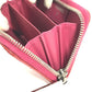CHANEL CC Coco Mark Logo Matelasse Quilted Wallet Coin Purse Round Zipper Coin Case Enamel Unisex Pink Purple