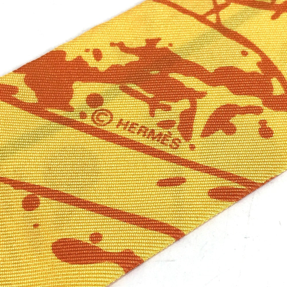 HERMES ツイリー ツィリー バンドースカーフ アクセサリー スカーフ シルク レディース オレンジ