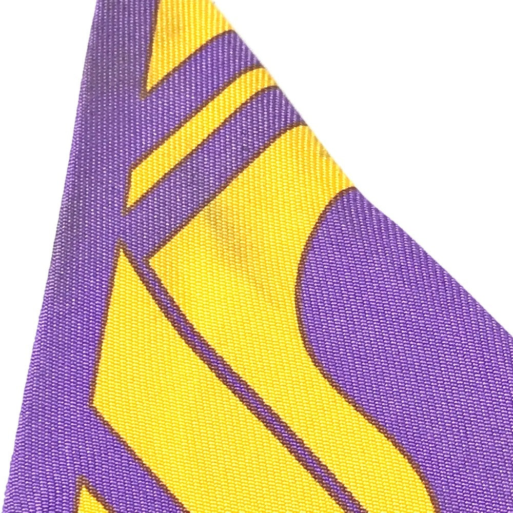 HERMES Twilly Bandeau Scarf Accessory Scarf Silk Women's Purple
