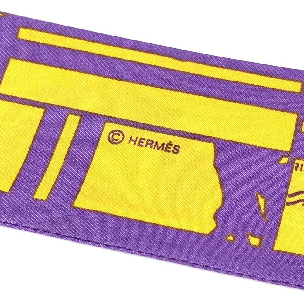HERMES Twilly Bandeau Scarf Accessory Scarf Silk Women's Purple