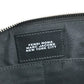 FENDI MARC JACOBS Marc Jacobs Collaboration Logo Bag Second Bag Pouch with Strap Clutch Bag Leather Unisex Black