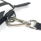 FENDI MARC JACOBS Marc Jacobs Collaboration Logo Bag Second Bag Pouch with Strap Clutch Bag Leather Unisex Black