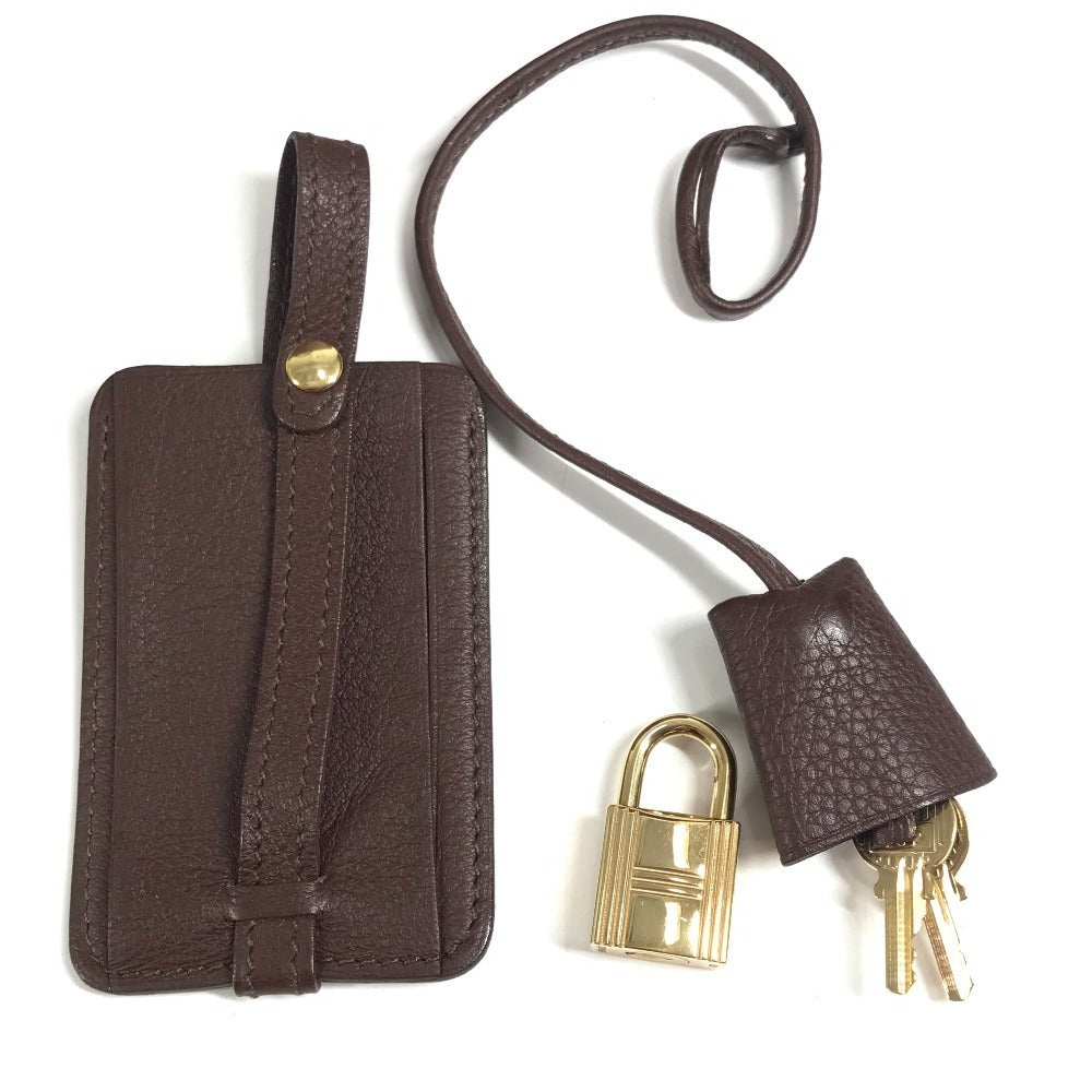 HERMES Victoria 45 Victoria 45 Handbag Travel bag Handbag Boston bag Taurillon Clemence Unisex Brown