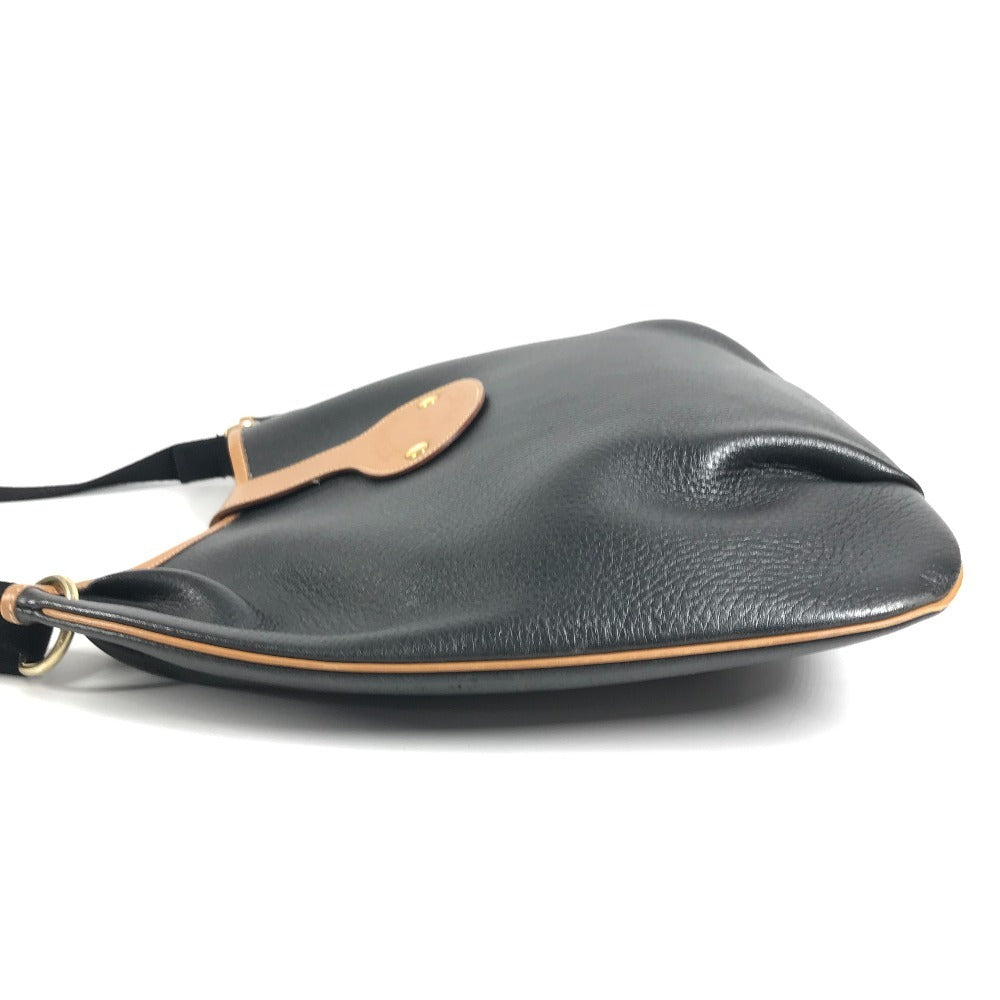HERMES ヴィンテージ ロデオ ロゴ 斜め掛け カバン ショルダーバッグ アルデンヌ レディース ブラック
