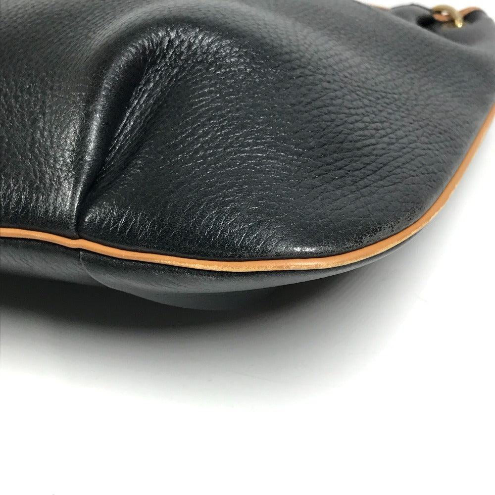 HERMES ヴィンテージ ロデオ ロゴ 斜め掛け カバン ショルダーバッグ アルデンヌ レディース ブラック