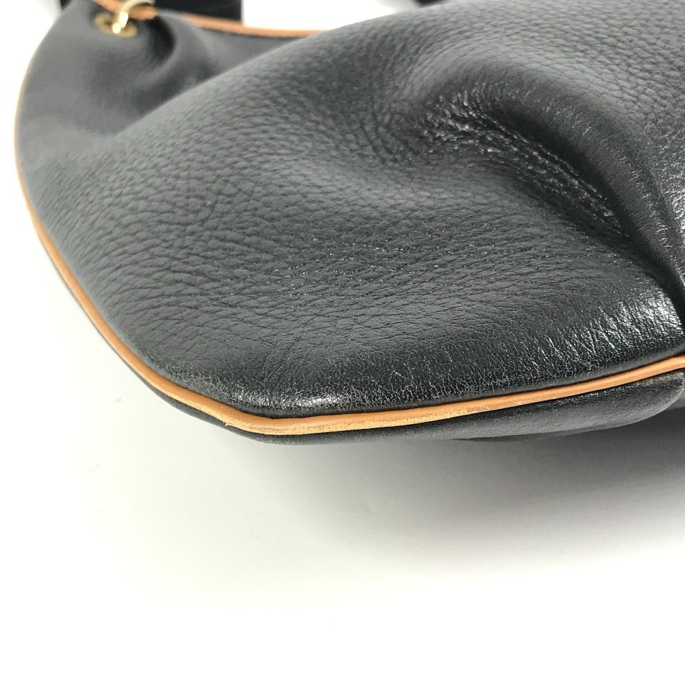 HERMES ヴィンテージ ロデオ ロゴ 斜め掛け カバン ショルダーバッグ アルデンヌ レディース ブラック