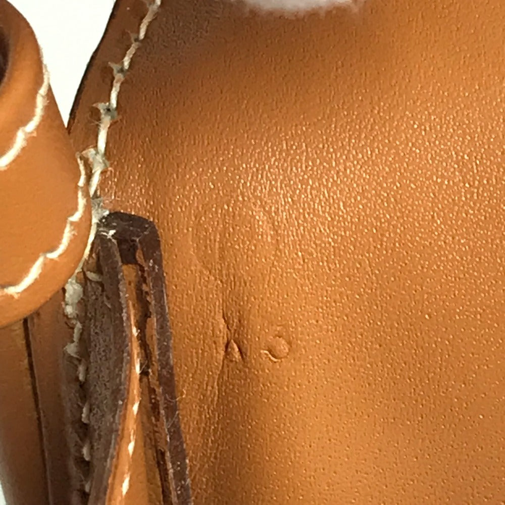 HERMES ヴィンテージ カバン 斜め掛け フラップ ショルダーバッグ ヴォーシャモニー レディース ナチュラル ブラウン