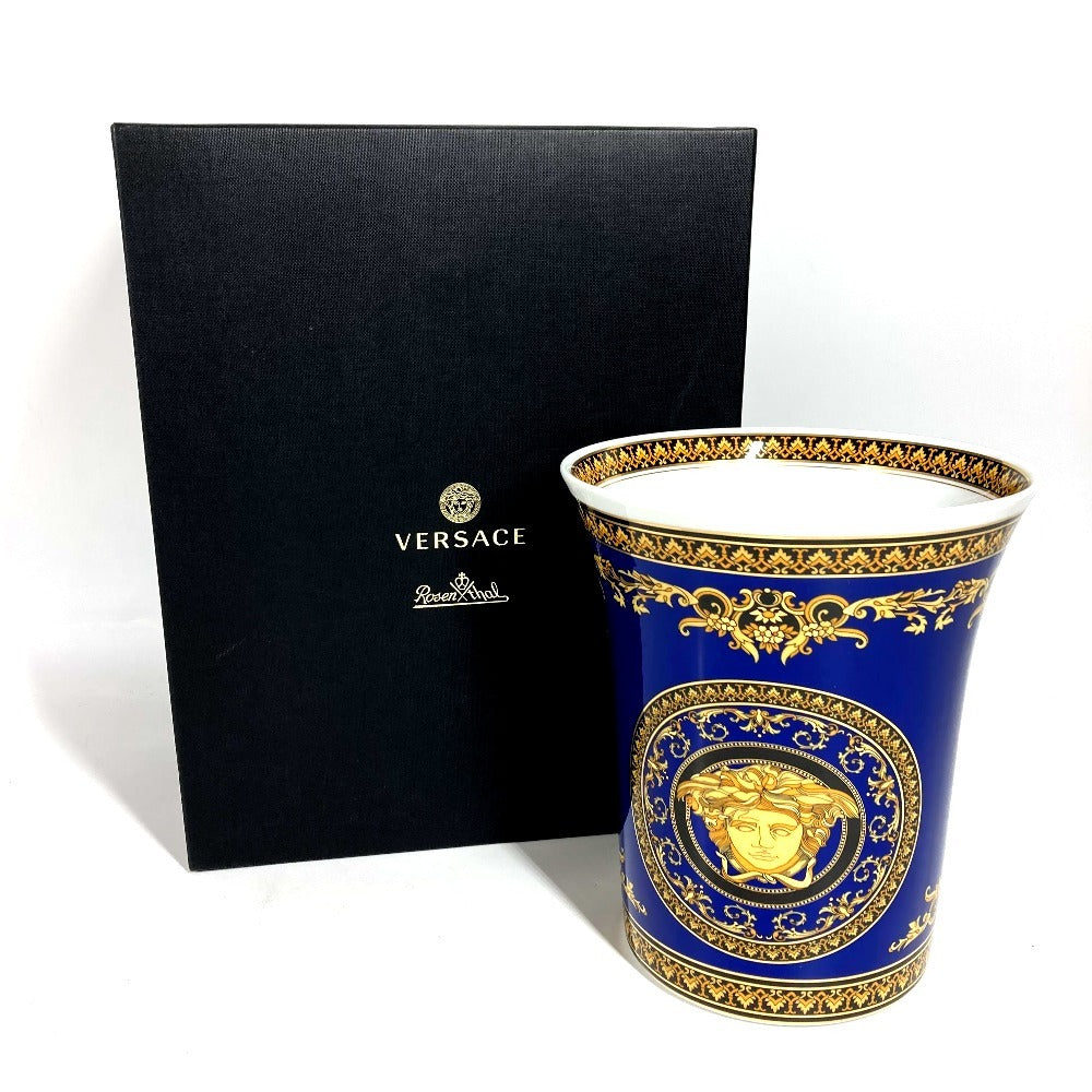 VERSACE Rosenthal Flower Vase Interior Vase Ceramic Unisex White
