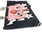 PRADA Chain Bag Robot Logo Shoulder Bag Accessory Pouch Makeup Pouch Multi-Pouch Handbag Shoulder Bag Nylon Unisex Black