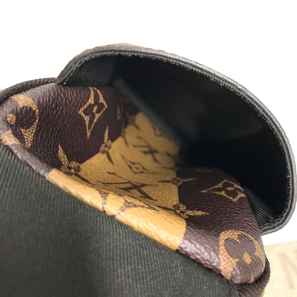 LOUIS VUITTON M81005 モノグラムストライプ NIGOコラボ ダブルフォンポーチ 斜め掛け カバン ポシェット ショルダーバッグ モノグラムキャンバス レディース ブラウン