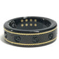 GUCCI OURA Smart Ring (705220) with Interlocking G, Titanium, Unisex, Black