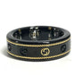 GUCCI OURA Smart Ring (705220) with Interlocking G, Titanium, Unisex, Black