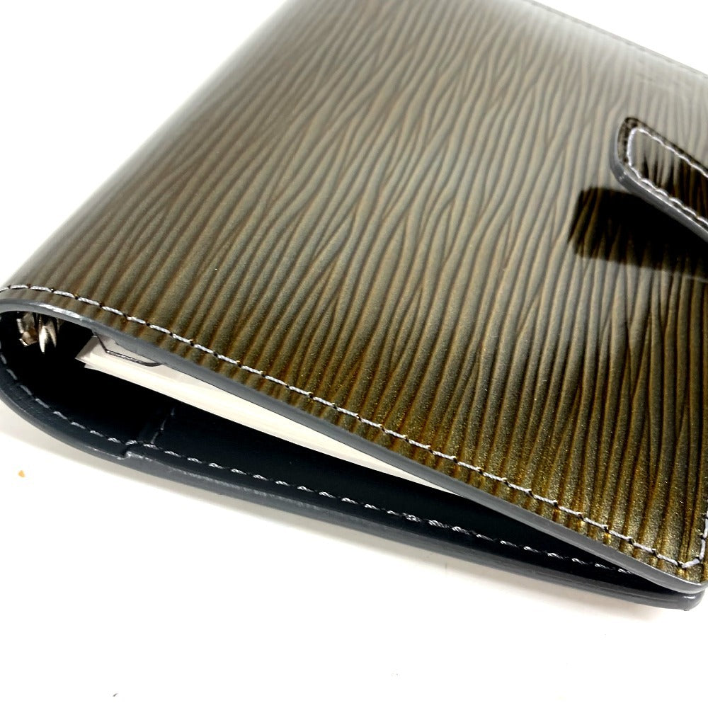 LOUIS VUITTON M99080 サイバーエピ アジェンダPM アジェンダ PM ボールペン システム手帳 ケース ステーショナリー 手帳カバー エピレザー ユニセックス メタリック系