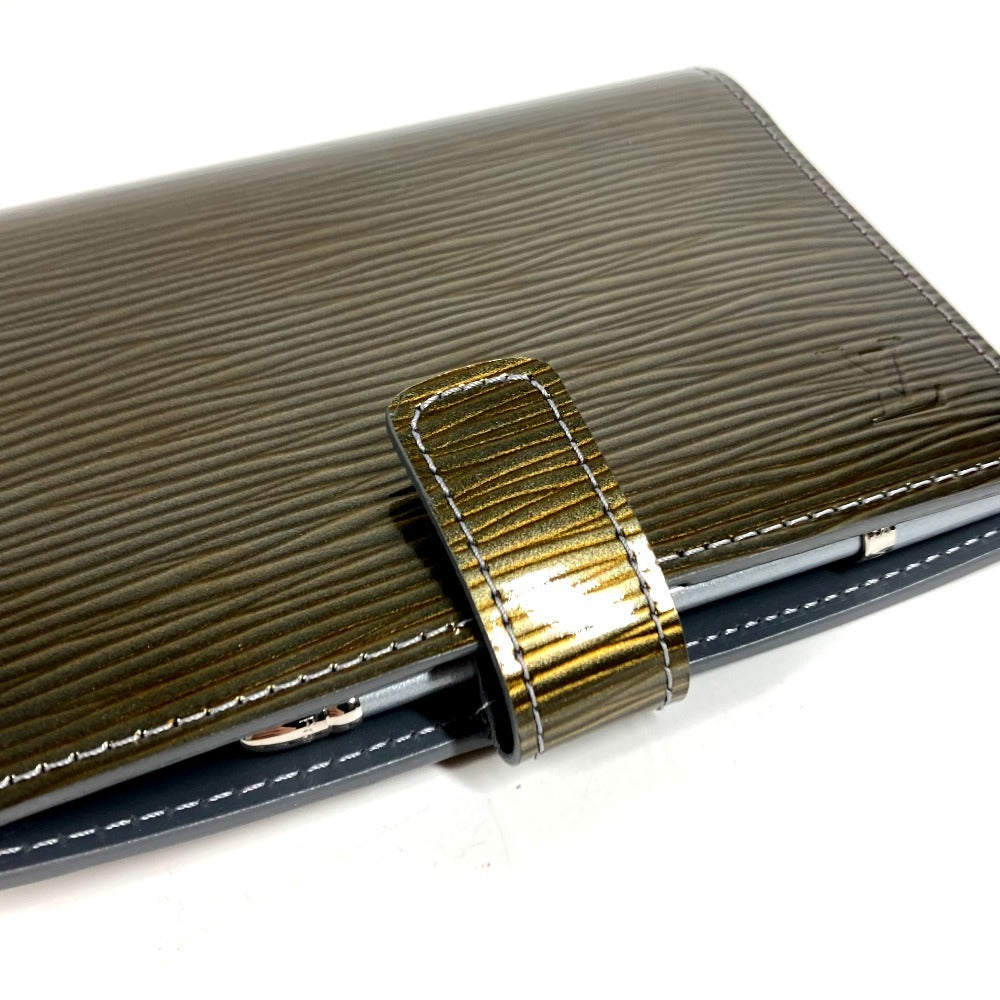 LOUIS VUITTON M99080 サイバーエピ アジェンダPM アジェンダ PM ボールペン システム手帳 ケース ステーショナリー 手帳カバー エピレザー ユニセックス メタリック系