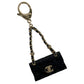 CHANEL ABA121 B23C CC ココマーク ロゴ マトラッセ バッグ バッグチャーム ペンダントトップ キーホルダー メタル レディース ブラック