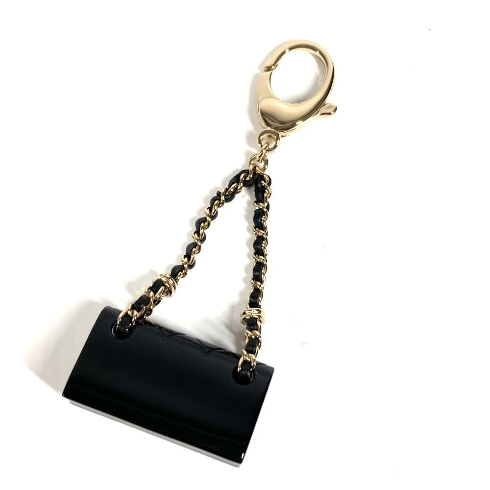 CHANEL ABA121 B23C CC ココマーク ロゴ マトラッセ バッグ バッグチャーム ペンダントトップ キーホルダー メタル レディース ブラック