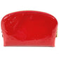 LOUIS VUITTON M90172 Monogram Vernis Pochette Cosmetique Makeup Pouch Pouch Multi Pouch Cosmetic Pouch Monogram Vernis Canvas Unisex Pomme d'Amour Red