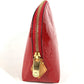 LOUIS VUITTON M90172 Monogram Vernis Pochette Cosmetique Makeup Pouch Pouch Multi Pouch Cosmetic Pouch Monogram Vernis Canvas Unisex Pomme d'Amour Red