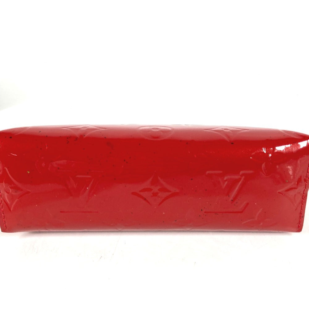LOUIS VUITTON M90172 Monogram Vernis Pochette Cosmetique Makeup Pouch Pouch Multi Pouch Cosmetic Pouch Monogram Vernis Canvas Unisex Pomme d'Amour Red