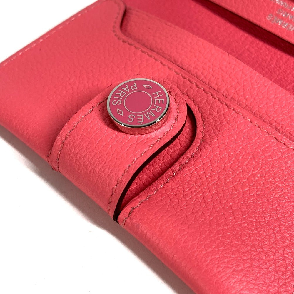 HERMES RMS R.M.S 名刺入れ 革小物 パスケース 2つ折り カードケース エヴァーカラー レディース ローズアザレ ピンク