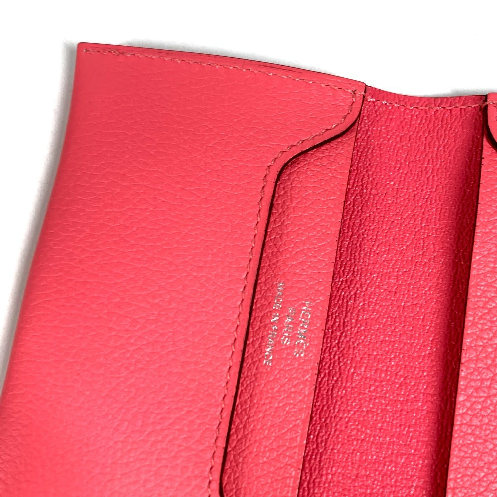 HERMES RMS R.M.S 名刺入れ 革小物 パスケース 2つ折り カードケース エヴァーカラー レディース ローズアザレ ピンク