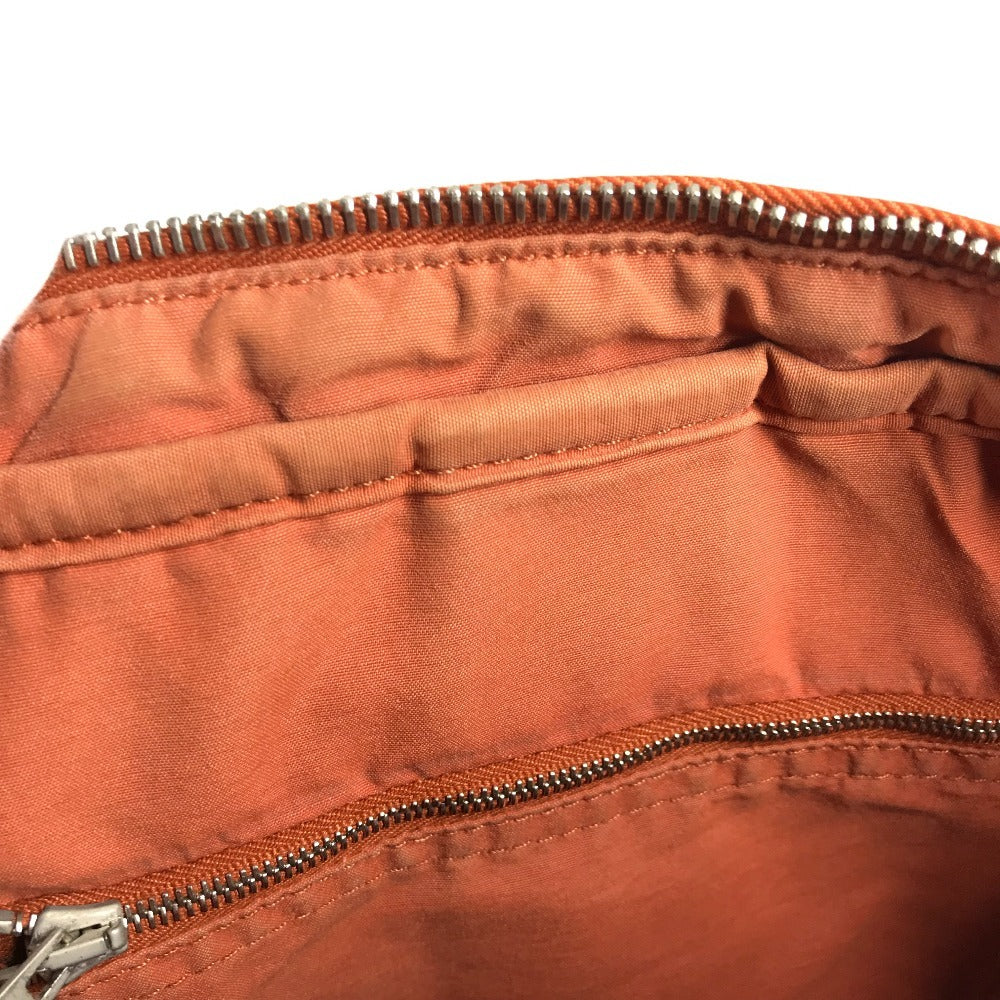 HERMES アカプルコ バンドリエール カバン 斜め掛け ポシェット ショルダーバッグ キャンバス レディース オレンジ