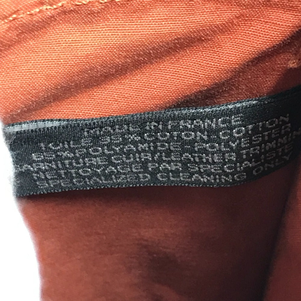 HERMES アカプルコ バンドリエール カバン 斜め掛け ポシェット ショルダーバッグ キャンバス レディース オレンジ