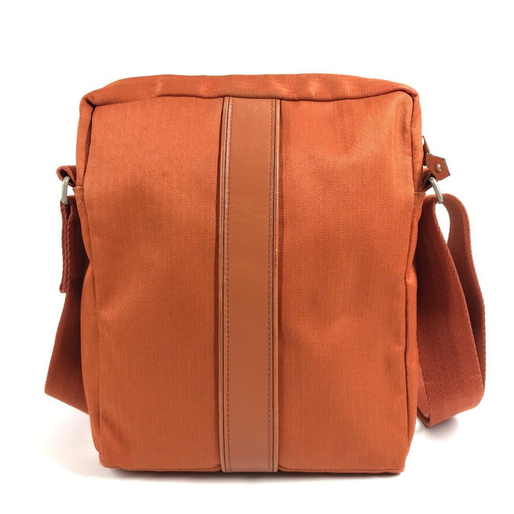 HERMES アカプルコ バンドリエール カバン 斜め掛け ポシェット ショルダーバッグ キャンバス レディース オレンジ