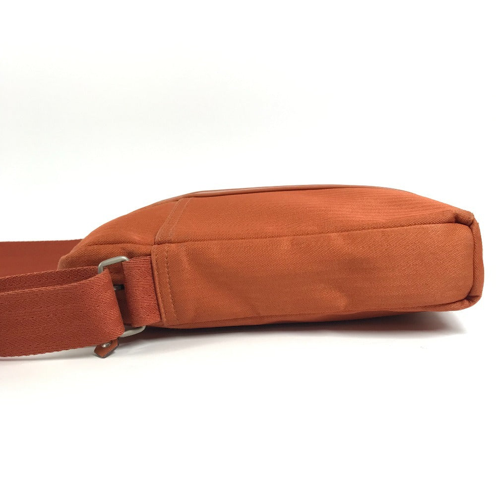 HERMES アカプルコ バンドリエール カバン 斜め掛け ポシェット ショルダーバッグ キャンバス レディース オレンジ