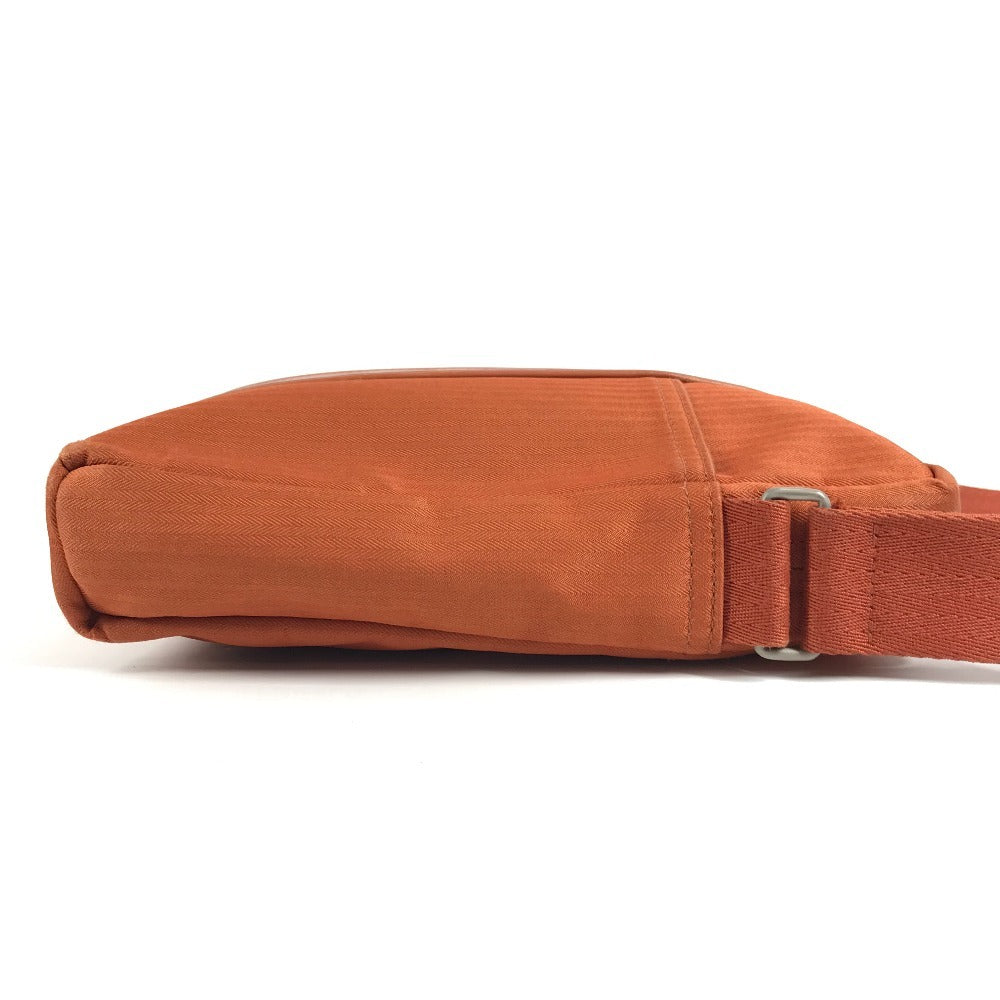 HERMES アカプルコ バンドリエール カバン 斜め掛け ポシェット ショルダーバッグ キャンバス レディース オレンジ