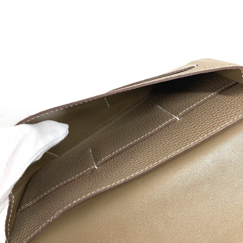 HERMES ドゴンデュオGM ドゴン デュオ GM ウォレット 財布 長財布 トゴ レディース エトゥープ グレー