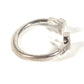 TIFFANY&Co. Jewelry Accessory T Wire Diamond Logo Diamond 750 Gold K18 18K Ring Au750 Women's Silver