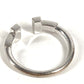 TIFFANY&Co. Jewelry Accessory T Wire Diamond Logo Diamond 750 Gold K18 18K Ring Au750 Women's Silver