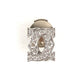 CARTIER ジュエリー アクセサリー アントルラセ ダイヤ ダイヤモンド 2C ロゴ 片耳 750 金 K18 18K ピアス WG750 ユニセックス シルバー