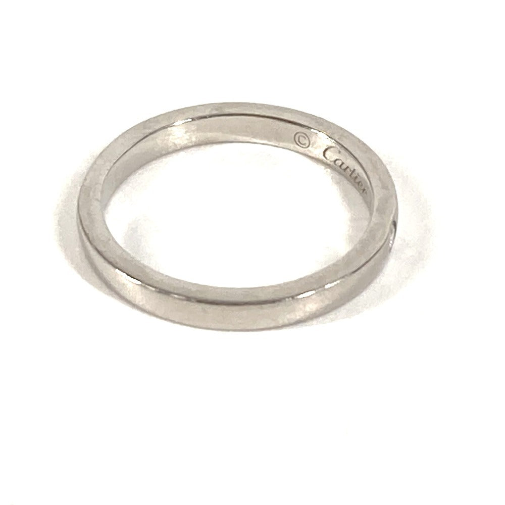 CARTIER 1P ダイヤ ダイヤモンド アクセサリー ジュエリー プラチナ リング・指輪 Pt950 レディース シルバー