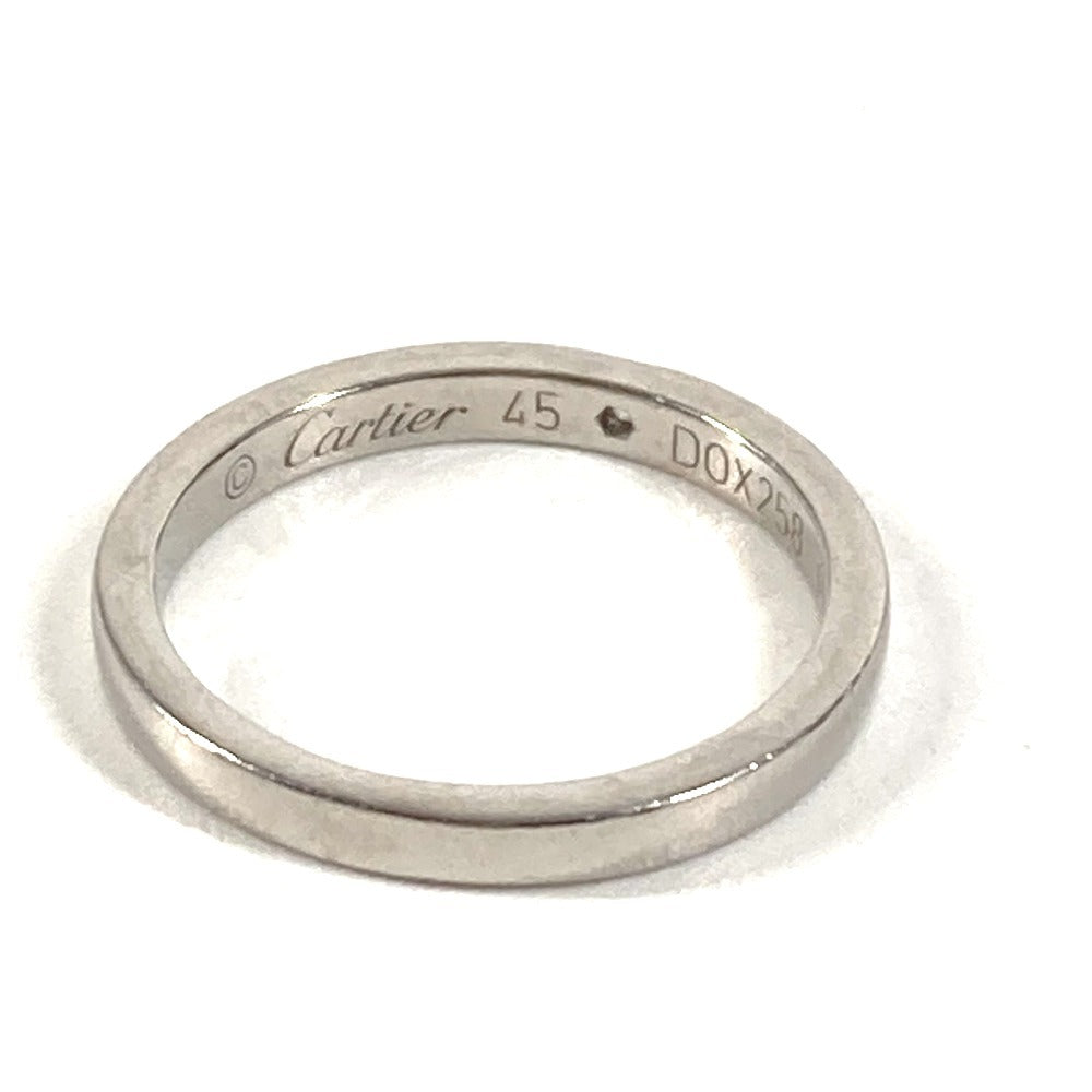 CARTIER 1P ダイヤ ダイヤモンド アクセサリー ジュエリー プラチナ リング・指輪 Pt950 レディース シルバー