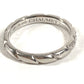 Chaumet 8P Diamond Torsade Accessory Jewelry Platinum Ring Pt950 Ladies Silver