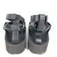 HERMES Sport Sandals Shoes Enid ENID H Diamant Buckle Platform Sandals Rubber Women's Black