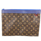 LOUIS VUITTON M63048 Monogram Apollo Pochette, a clutch bag, pouch, or second bag in Monogram canvas. Unisex, brown.