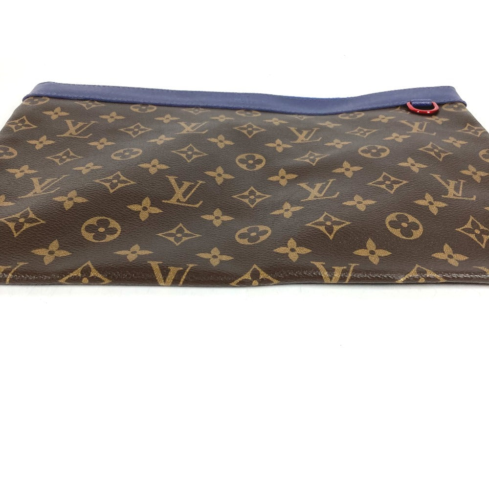LOUIS VUITTON M63048 Monogram Apollo Pochette, a clutch bag, pouch, or second bag in Monogram canvas. Unisex, brown.