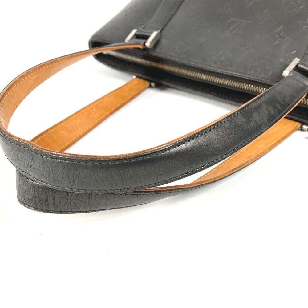 LOUIS VUITTON M55112 Monogram Mat Stockton Tote Bag Shoulder Bag Monogram Mat Leather Unisex Black