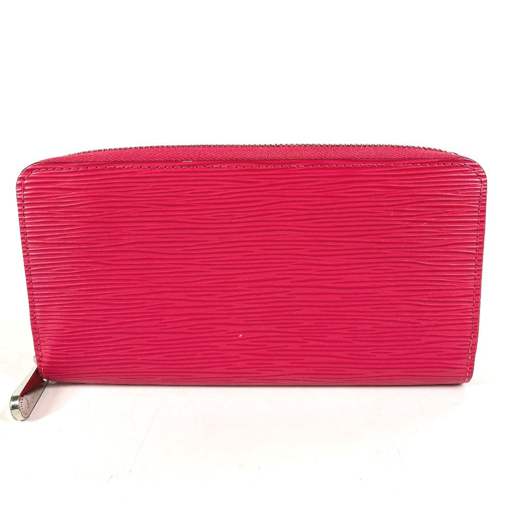 LOUIS VUITTON M80113 Epi Zippy Wallet Round Zipper Long Wallet Epi Leather Women's Rose Pondicherry Pink