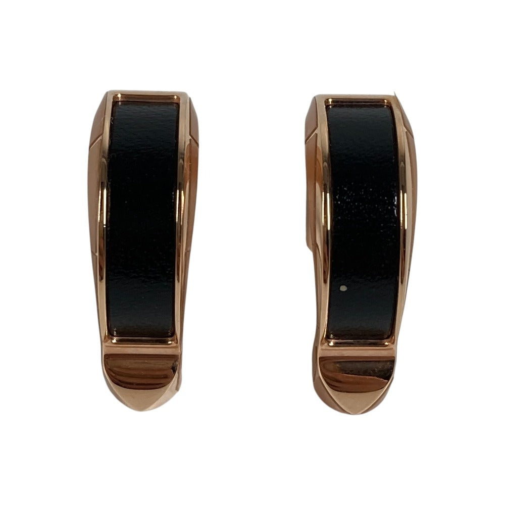 HERMES H500413FD89 ジョケット ピアス PM アクセサリー ジュエリー ピアス ユニセックス ゴールデンローズ ブラック