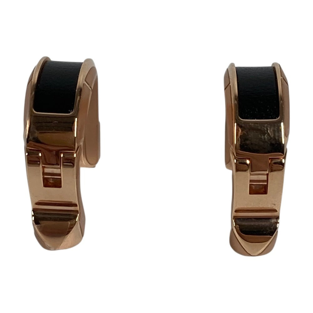 HERMES H500413FD89 ジョケット ピアス PM アクセサリー ジュエリー ピアス ユニセックス ゴールデンローズ ブラック