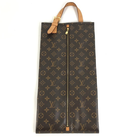 LOUIS VUITTON M43892 モノグラム ウッス ア スーリエ ウッスアスーリエ カバン シューズケース シューズバッグ ハンドバッグ モノグラムキャンバス ユニセックス ブラウン