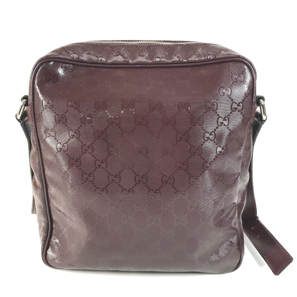 GUCCI 201448 GG Logo Imprime Crossbody Pochette Shoulder Bag GG Imprime Unisex Purple