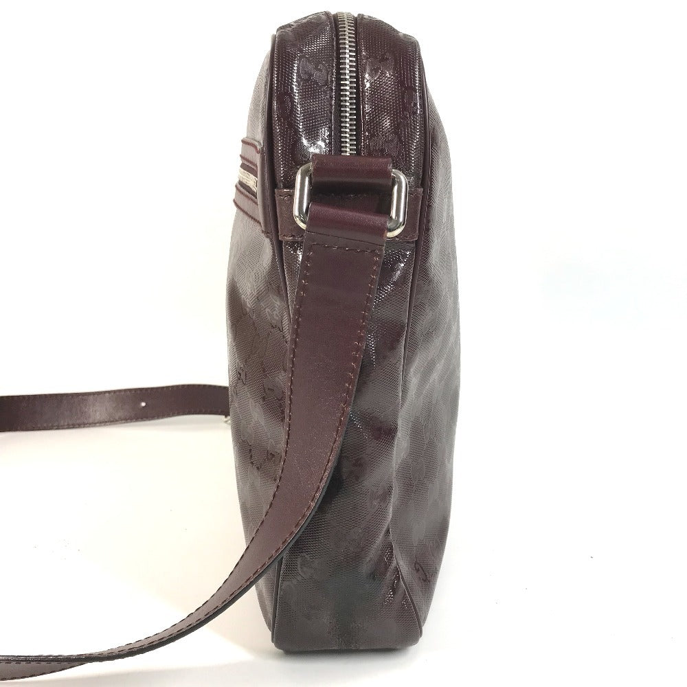 GUCCI 201448 GG Logo Imprime Crossbody Pochette Shoulder Bag GG Imprime Unisex Purple