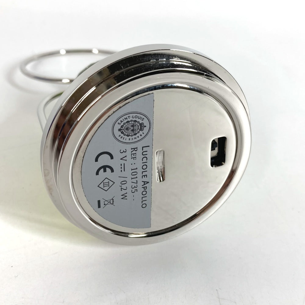 HERMES 101735 サンルイ STLOUIS リュシオル アポロ ランタンモチーフ ランプ インテリア テーブルランプ オブジェ クリスタルガラス ユニセックス グリーン